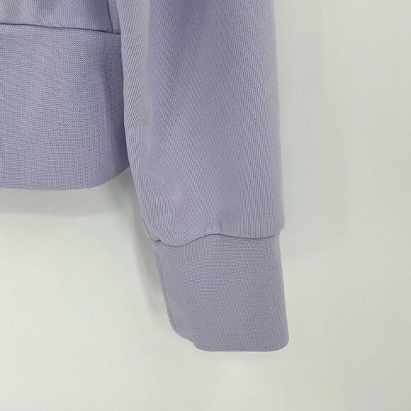 Nike Dri-Fit Get Fit Lux Crew Sweatshirt Lilac Purple Women Medium Soft Wicking - Picture 6 of 8